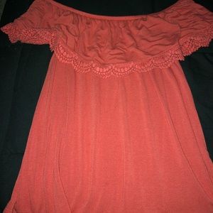 Off the shoulder shirt